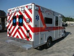 Brown EMS decals