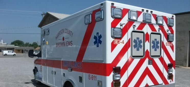 Chevron & Decals installed by Select-Tech for Brown EMS Chevron & Decals installed by Select-Tech for Brown EMS